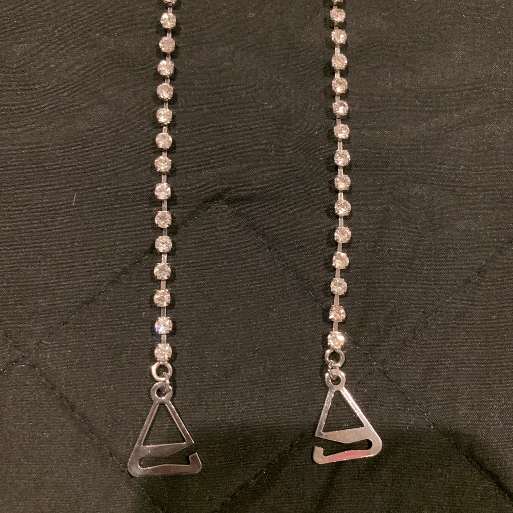 Rhinestone bra straps